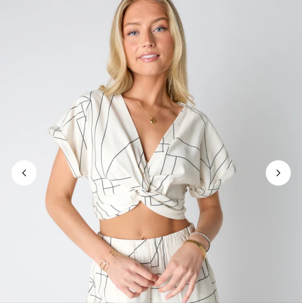 Vestique Top, White, M